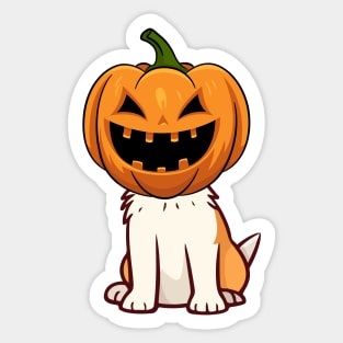 labrador retriever is a Jack-o-Lantern Sticker